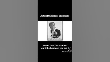 Aperture Science Innovators #portal #portal2 #gaming #memes #funnyviral #foryou #cavejohnson