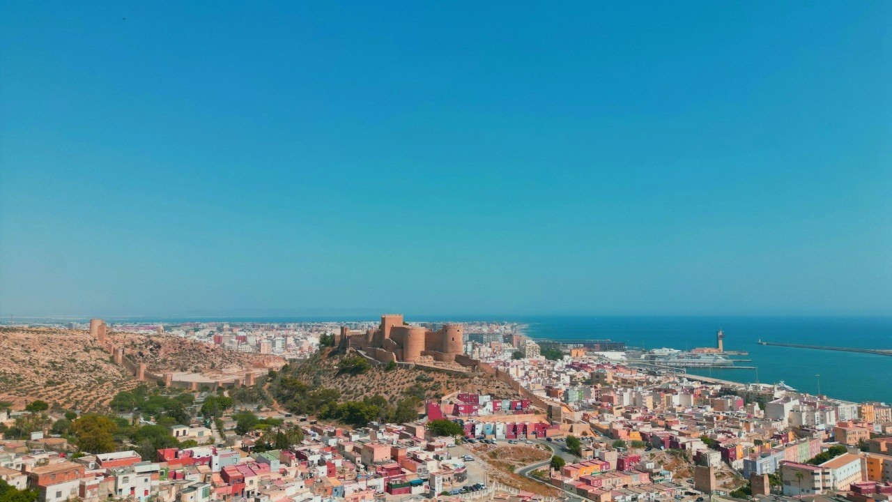 Almería Castle & Lighthouse – A Fortress Above the Mediterranean | SkyLens Spain