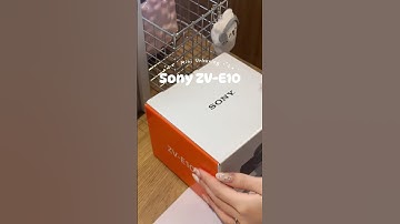 Sony ZV- E10 unboxing ✨#camera #sony #sonyzve10 #unboxing