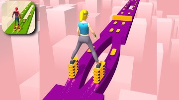 Skater Stacker Gameplay Walkthrough part 5 (iOS) @Lucifernani