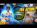 FULL ON 🔥 1 vs 4 ACTION💀 | BGMI 4.1 UPDATE