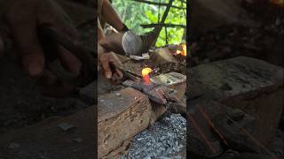 🔥 Traditional Nail Making Process | Master Blacksmith Craftsmanship (Satisfying Fbamb) #forging #uk