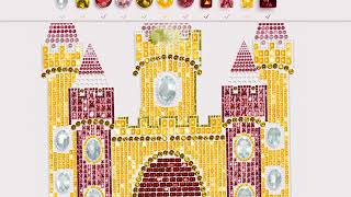Dazzly Diamond art coloring by numbers ,relaxing fun colouring art game. Colouring coloring Castle screenshot 3