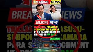 TRILLANES, TETESTIGO SA IMPEACHMENT VS VP SARA?
