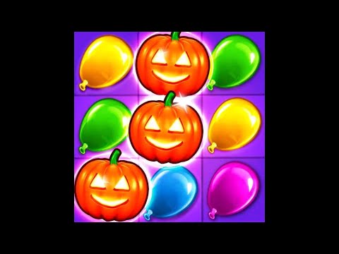 A FUN Halloween Match 3 game! Balloon Paradise!