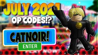 (JULY 2021) ALL *NEW* SECRET OP CODES Roblox Miraculous RP: Ladybug