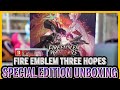 Fire Emblem Warriors Three Hopes EU Limited Edition UNBOXING (Art Cards, Fodlan Map & More!)