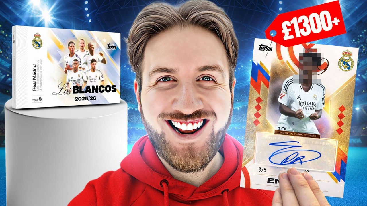 THE BEST EVER BOX! I Opened TOPPS LOS BLANCOS REAL MADRID BOXES!