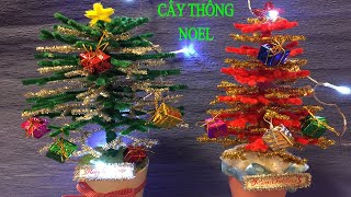 Cây Thông Noel Bằng Kẽm Xù Kim Tuyến (Christmas Tree )