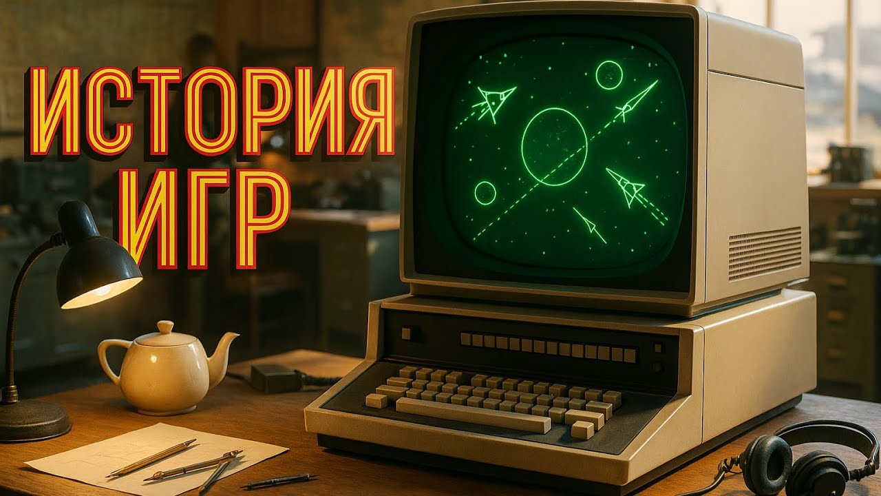 Как началась история видеоигр: от Spacewar! до Maze War 🚀