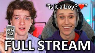 “Calling YouTubers While I Simulate Being Pregnant” - ENTIRE STREAM