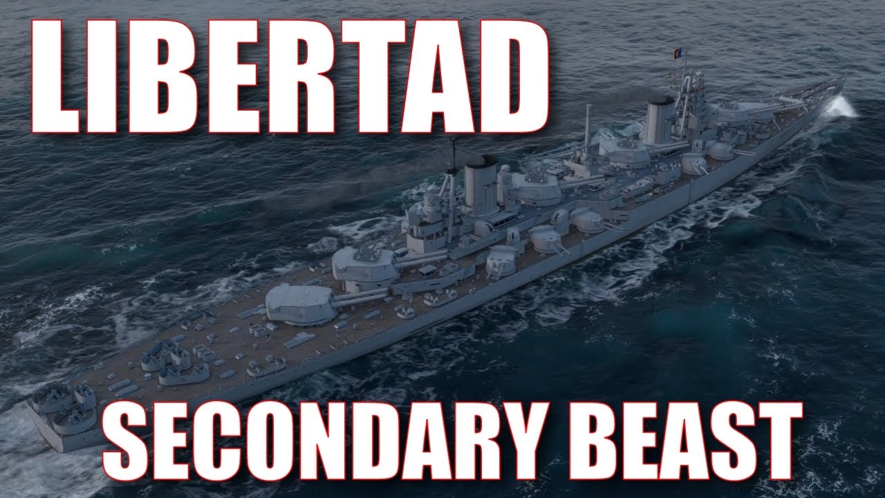 Libertad Pan American Secondary Battleship World of Warships Preview YouTube