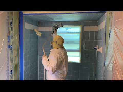 How To Paint Glazed Bathroom Tile?