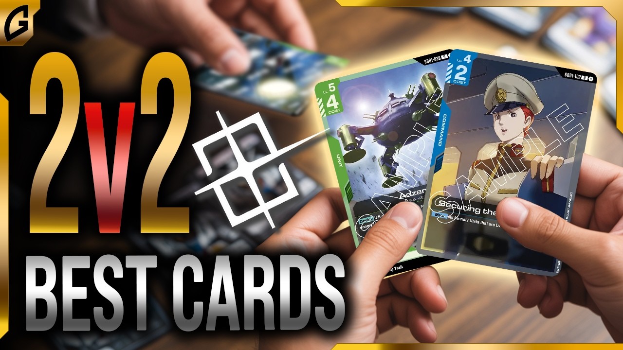 Лучшие карты для игры 2 на 2 в Gundam TCG (начните здесь)