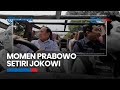 VIDEO Momen Prabowo Subianto Setiri Jokowi, Iriana dan Erick Thohir Naik Maung di Malang