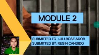 MODULE 2 (INSTITUTIONAL CORRECTION)