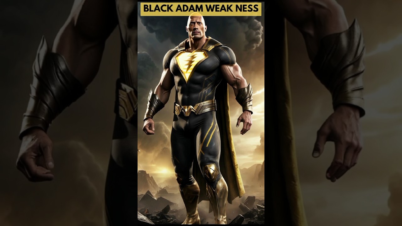 Black Adam’s Speed and His Ultimate Weakness!