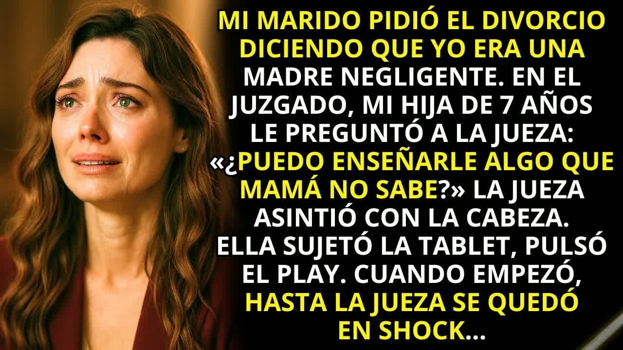 Mi marido pidió el divorcio  En el juzgado, mi hija dejó incluso a la jueza en shock…