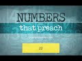 22 - "Personal Revelation" - Prophetic Numbers