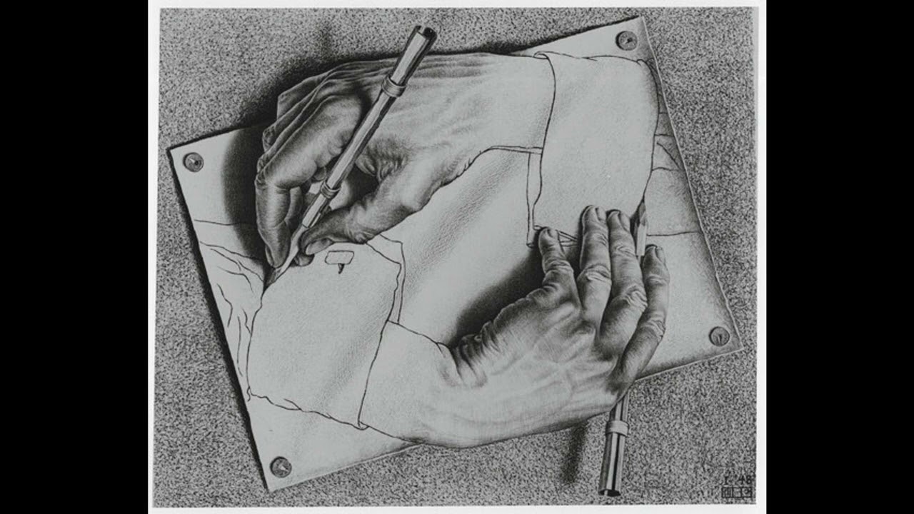 Drawing Hands - Escher - YouTube