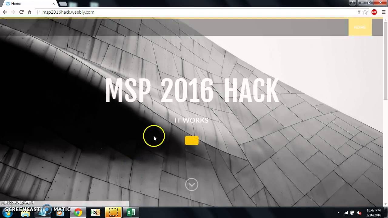 MSP 2016 HACK YouTube
