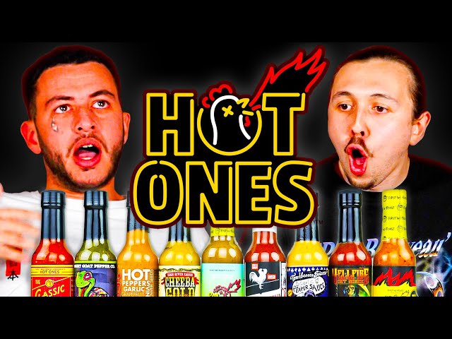 On teste les sauces piquantes Hot Ones avec YassEncore 