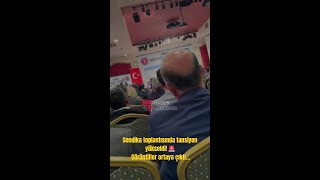 Sendika toplantısında tansiyon yükseldi! 🚨 Görüntüler ortaya çıktı…