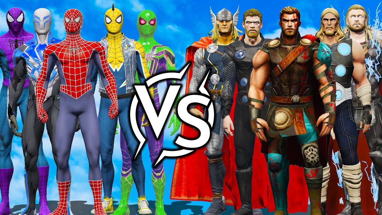 Команда Человека-паука против команды Тора – кто победит?