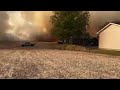 Field fire burning near Princeton, KY, on Oct. 14, 2022.