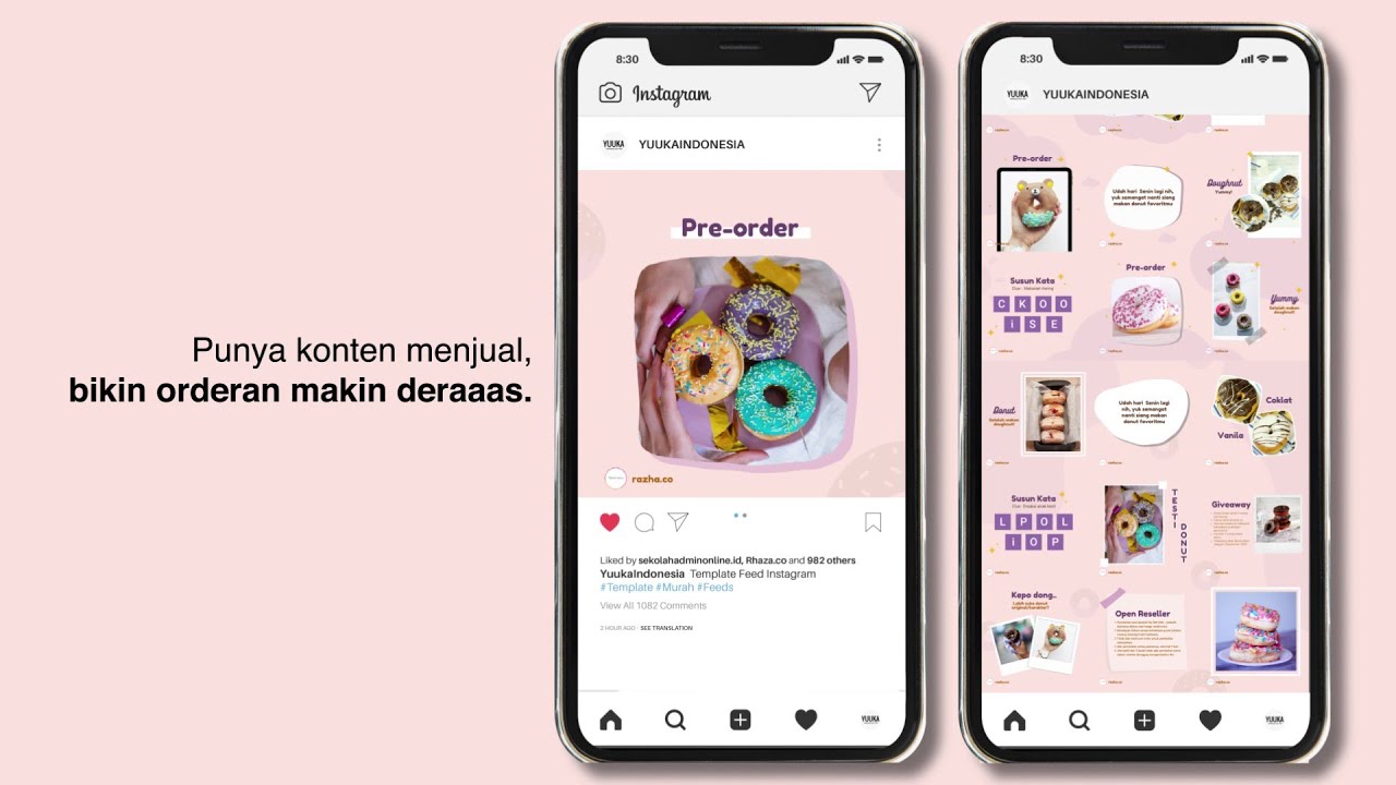 Desain Feed Instagram Murah
