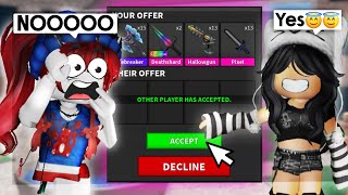 I gave my SISTER MY ROBLOX ACCOUNT… you won’t BELIVE what she did (Murder Mystery 2)