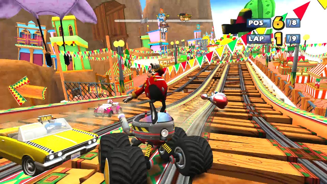 EGGMAN Rocky-Coaster 9 Laps Expert (Request) Sonic & Sega All-Stars Racing -PC
