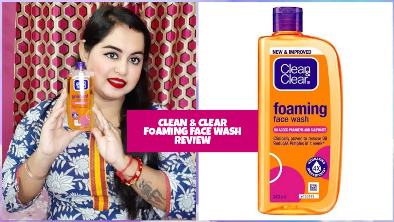 ☺BENGALI VLOG#😊🧴CLEAN & CLEAR FOAMING FACE WASH REVIEW🤗NO PARABENS & SULPHATES😃REMOVE OIL & PIMPLES😀