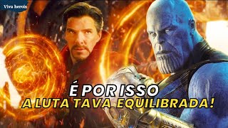 COMO O DR.ESTRANHO LUTOU DE IGUAL PRA IGUAL COM O THANOS POSSUINDO 4 JOIAS?