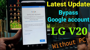 LG V20 Google account bypass || FRP Bypass LG V20