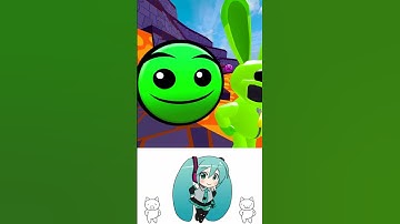 COMPARISON FIRE IN THE HOLE GEOMETRY DASH VS ZOONOMALY VS POPPY PLAYTIME IN GARRY