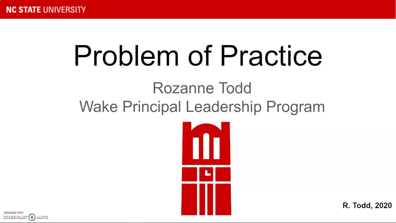 problem of practice presentation
