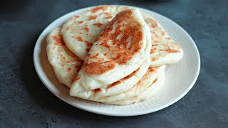 Pita Bread filled with Cheese! Super Easy To Make at Home! Cheese Stuffed Flatbread