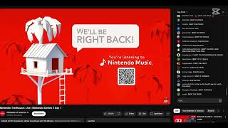 "Drop the price" live chat,Nintendo Treehouse stream, 3rd of April, 2025 for 29sec.