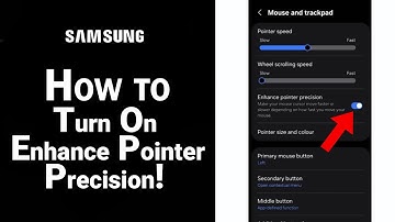 How to Turn On Enhance Pointer Precision on Samsung [NEW]