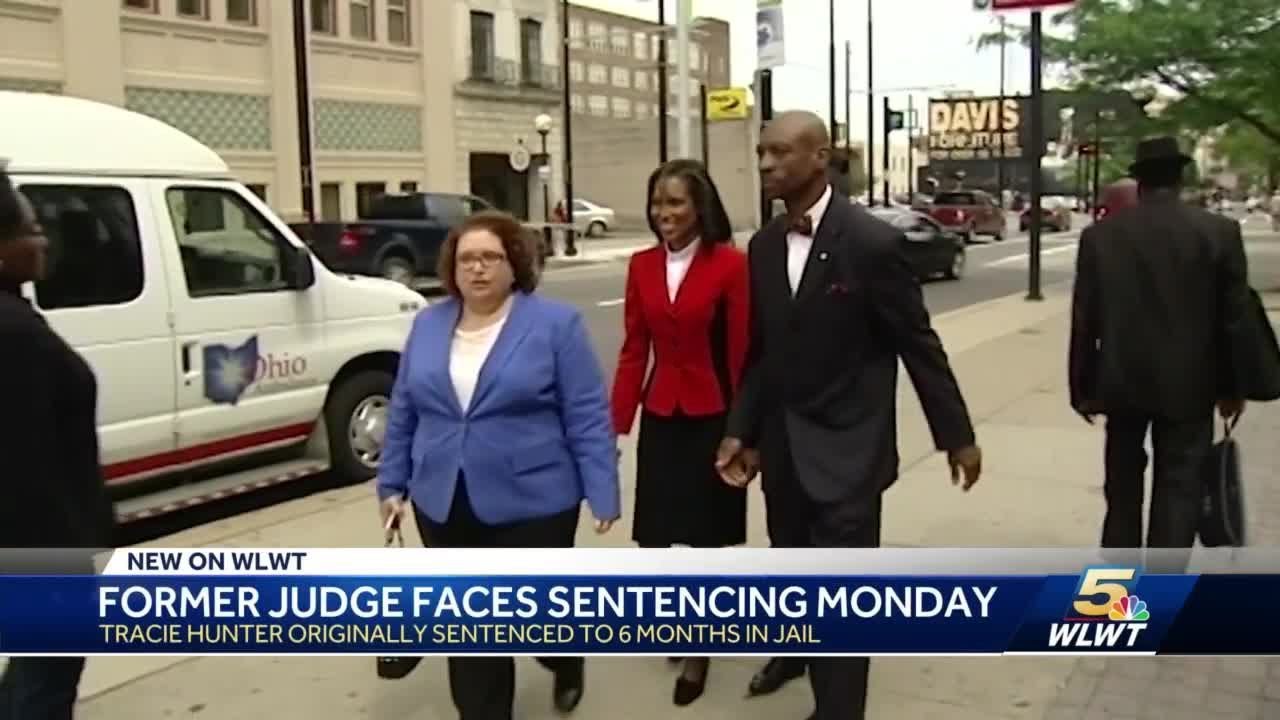 newspaper mockup Monday hearing will determine if former juvenile Judge Tracie Hunter spends six months in jail