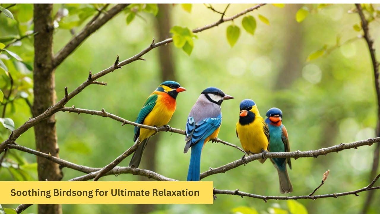 Relaxing Birdsong Compilation: Soothing Sounds for Stress Relief and ...