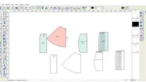 Richpeace CAD software video Skirt Pattern tutorial