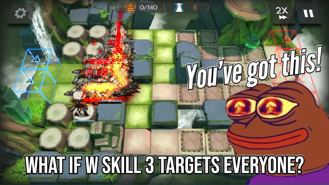 [Arknights WIP] W but her skill 3 planted bombs on EVERYONE at once