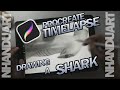 Procreate drawing timelapse hybrid hammerhead shark