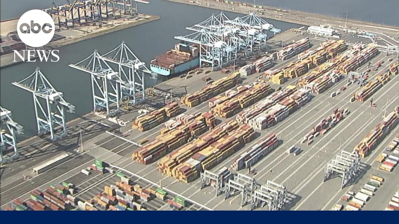 Read more about the article Labor disputes disrupt work at West Coast ports | GMA – ABC News