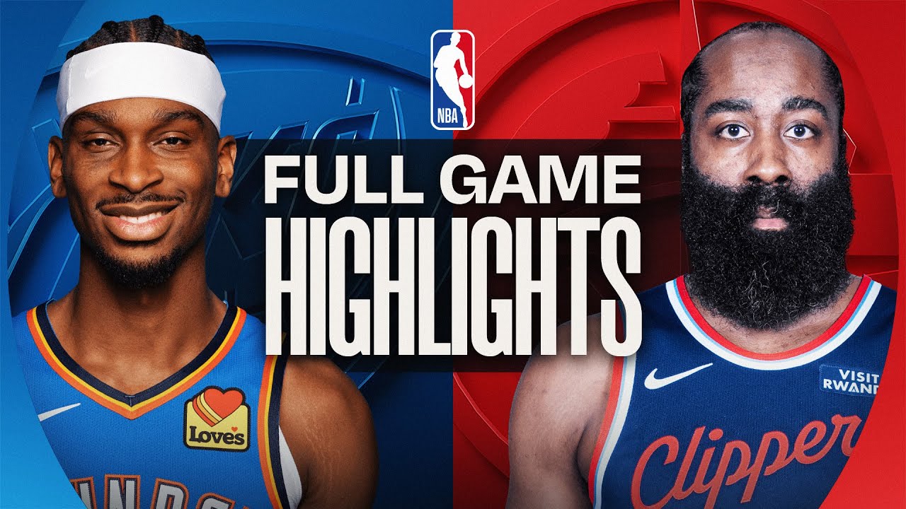 THUNDER at CLIPPERS | FULL GAME HIGHLIGHTS - YouTube