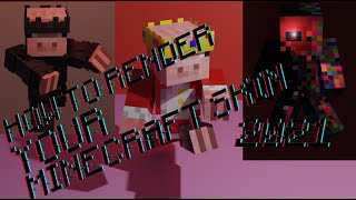 How To Render YOUR Minecraft Skin Easy And Free (2026)