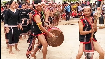 LE GIN -  Xem HỘI THI- Đội Công Chiêng Múa Xoang Làng Ar Pơ Tôk Rất Là Hay Tại Xã Để Ar 2023