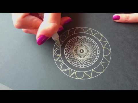 Mandala & spirograph drawing